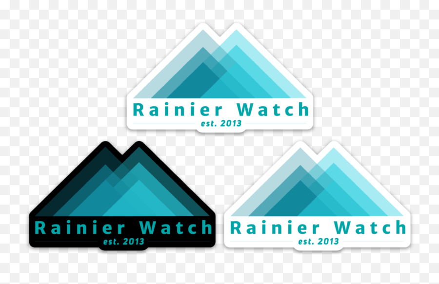 Rainier Watch Original Logo Sticker - Language Emoji,Watch Logo
