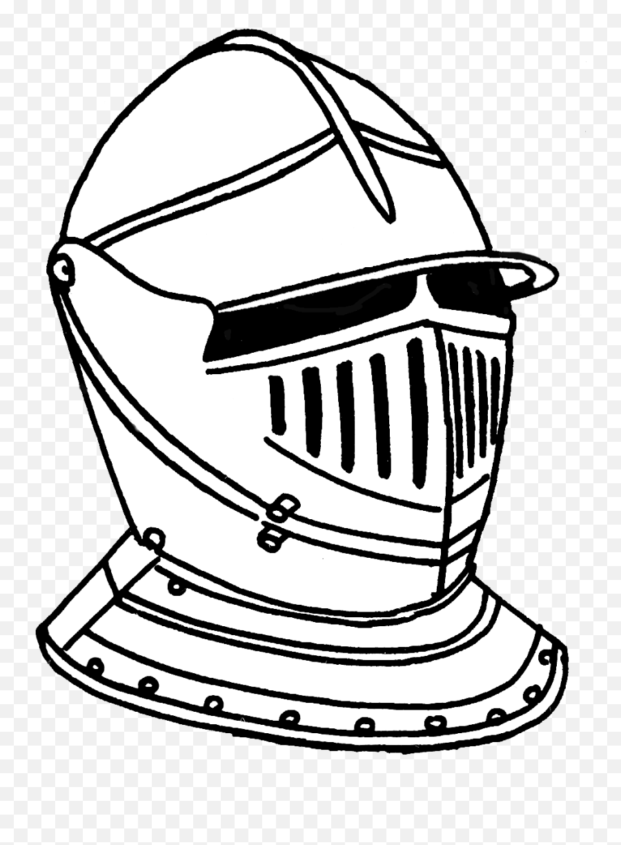 Helmet - Knight Helmet Drawing Emoji,Knight Png