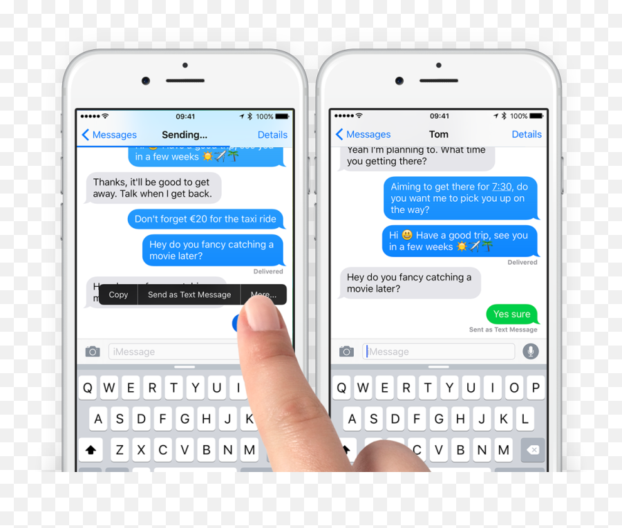 Guide Send An Imessage As A Text Ios 9 - Tapsmart Verizon Text Forwarding Emoji,Imessage Logo