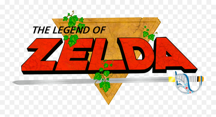 Download The Legend Of Zelda Logo Png - Zelda 1 Logo Transparent Emoji,The Legend Of Zelda Logo