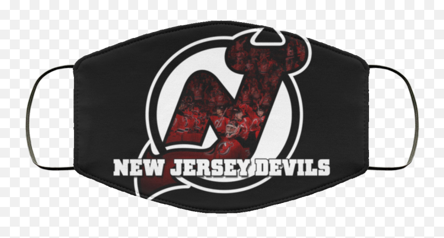 New Jersey Devils Logo Cloth Face Mask - New Jersey Devils Emoji,New Jersey Devils Logo