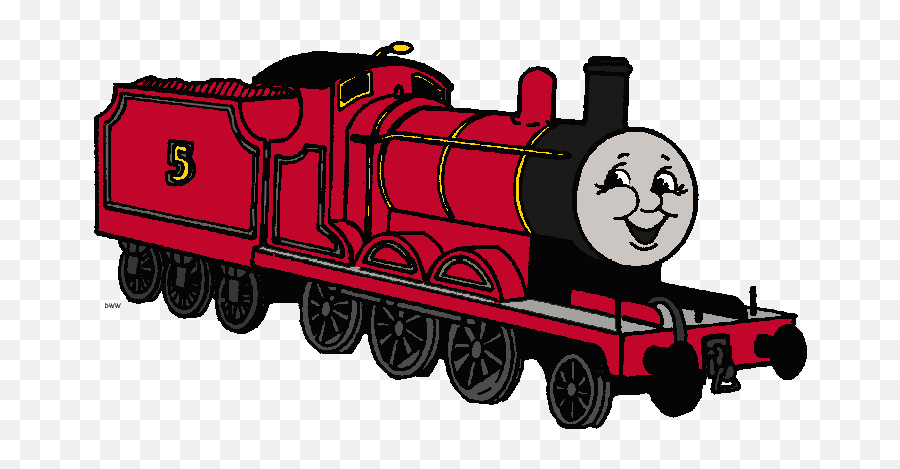 Thomas The Tank Engine And Friends Clip Art Cartoon Clip Art - James Thomas And Friends Cartoon Emoji,Thomas And Friends Logo