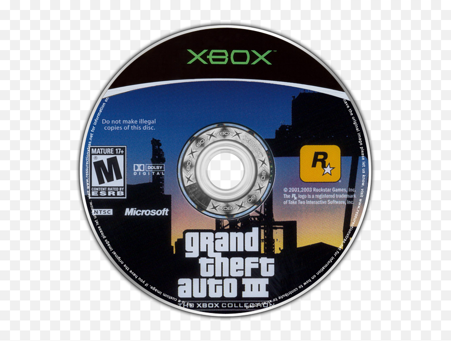 Grand Theft Auto Iii Details - Launchbox Games Database Grand Theft Auto Vice City Xbox Disc Emoji,Rockstar Games Logo