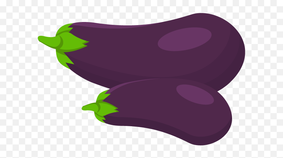 Aubergine Png Transparent Free Images - Eggplant Clip Art Emoji,Eggplant Clipart