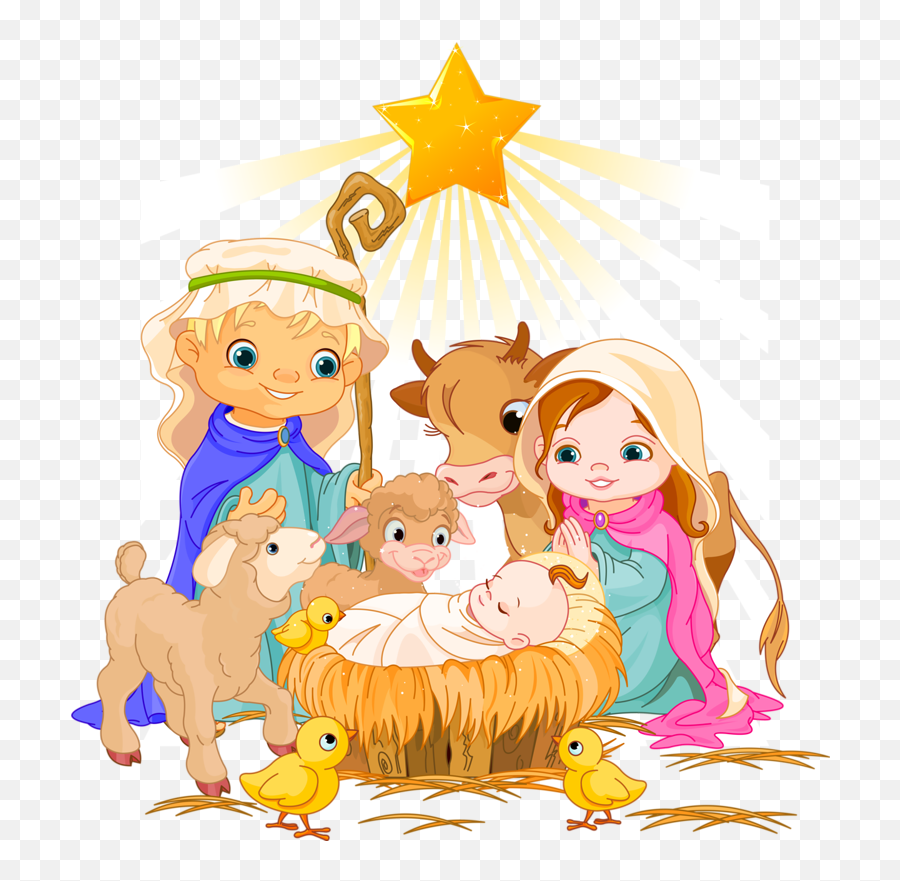 Nativity Clipart Savior Born Nativity Savior Born - Savior Is Born Cartoon Emoji,Nativity Clipart