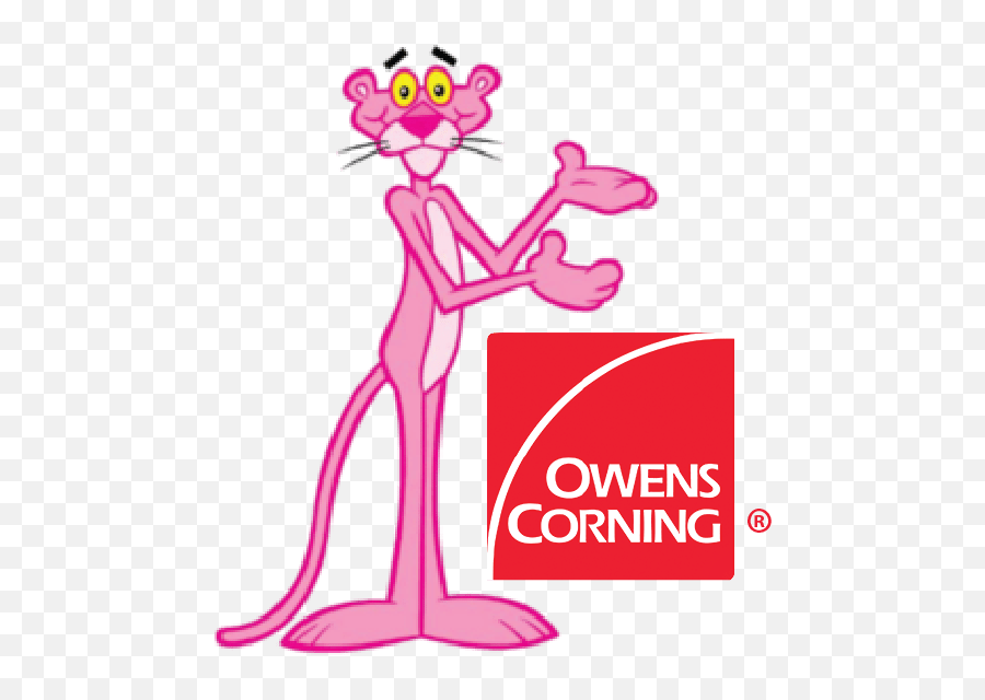 Pink - Pink Panther Emoji,Owens Corning Logo