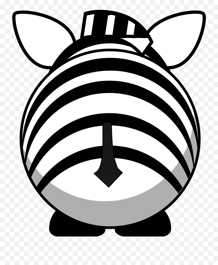 Zebra Back Clipart - Charing Cross Tube Station Emoji,Zebra Clipart Black And White