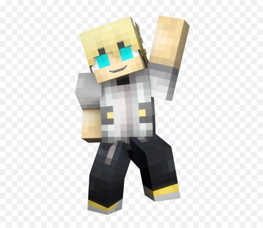 Download Rendering Minecraft Fortnite Yellow Joint Free - Minecraft Character Waving Png Emoji,Joint Png
