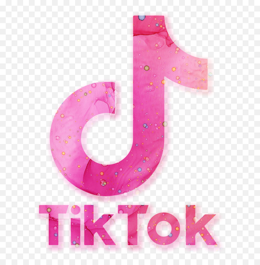 Tik Tok Logo Transparent Png Filled - Tiktok Pink Logo Emoji,Tik Tok Png