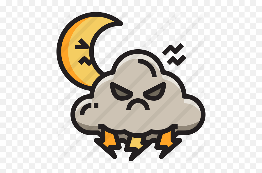 Storm - Free Weather Icons Emoji,Storms Clipart