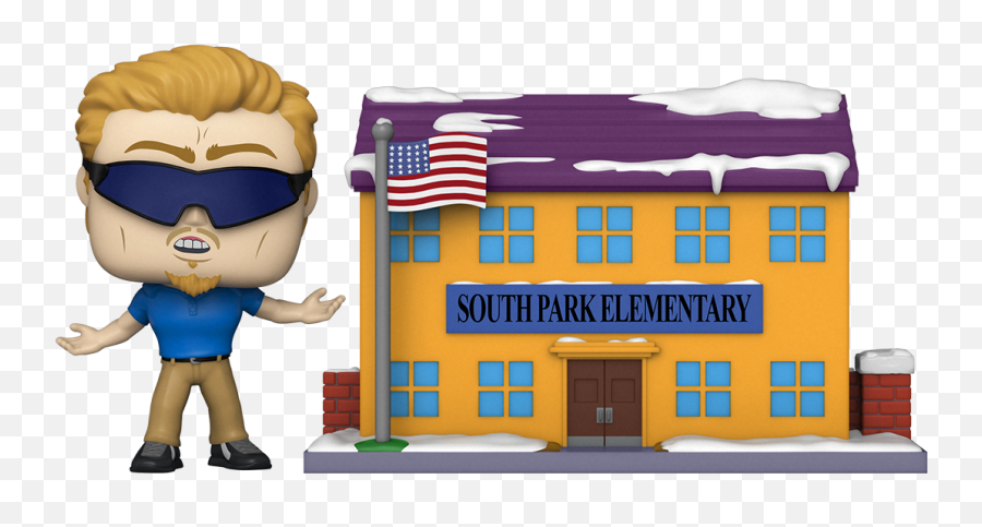 Funko Pop Town South Park Elementary With Pc Principal Vinyl Figure Gamestop Emoji,South Park Transparent