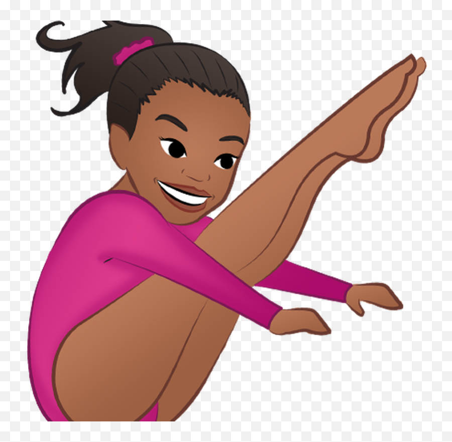 Gymnastics Clipart Emoji - Emoji Gimnasta Transparent Png,Water Emoji Transparent