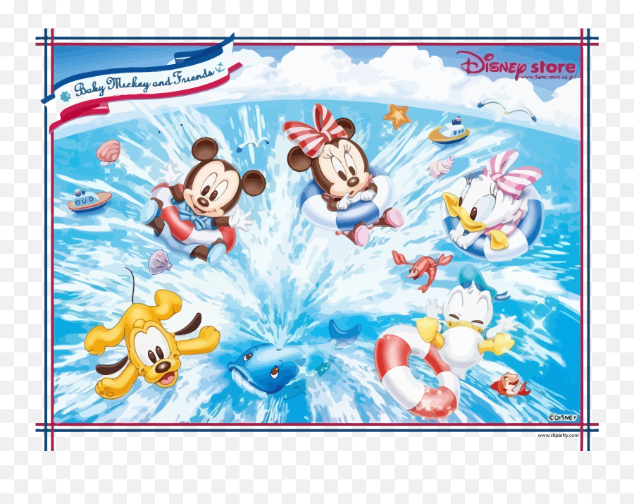 Download Baby Mickey And Friends Summer Fun Disney Picture Emoji,Baby Mickey Png