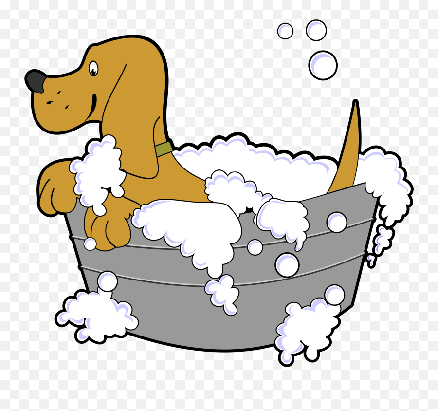 Dog Bath Clipart - Clip Art Dog Bath Emoji,Bath Clipart