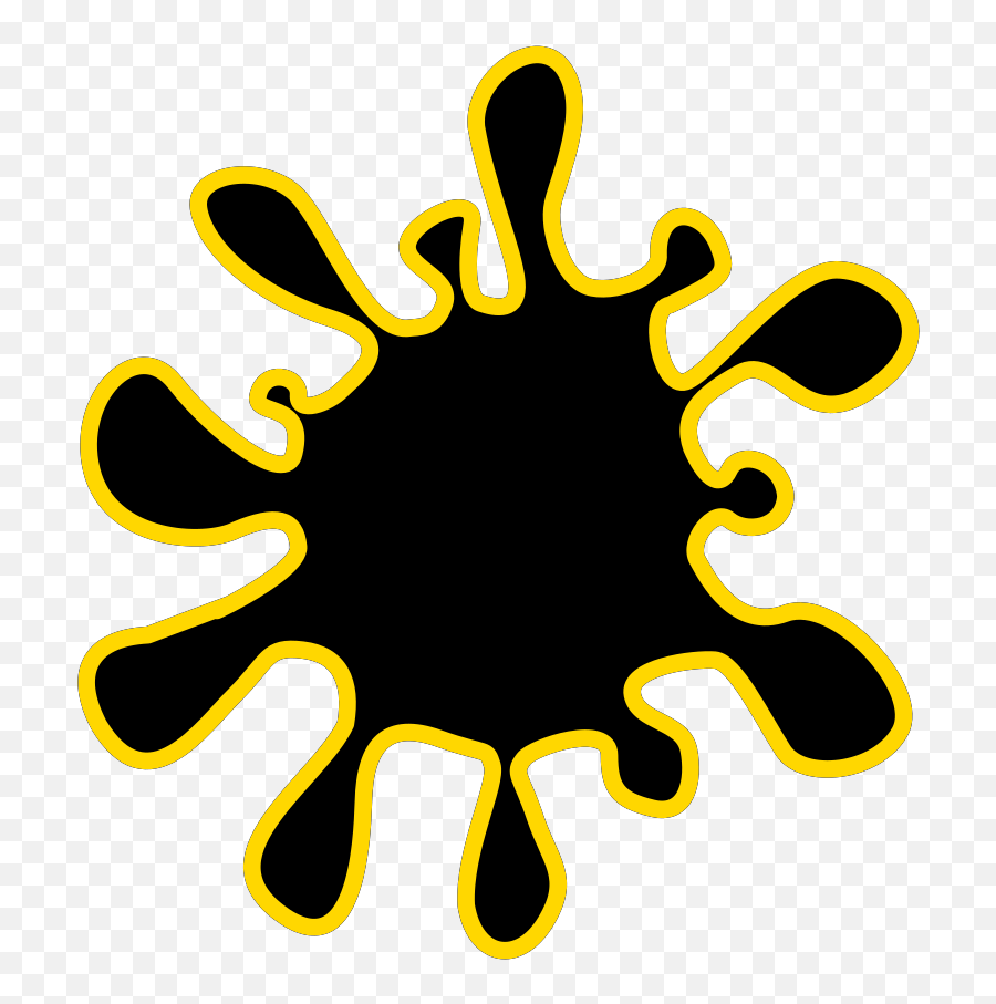 Water Splash Black Gold Logo Clip Art At Clkercom - Vector Green Color For Kid Emoji,Gold Logo