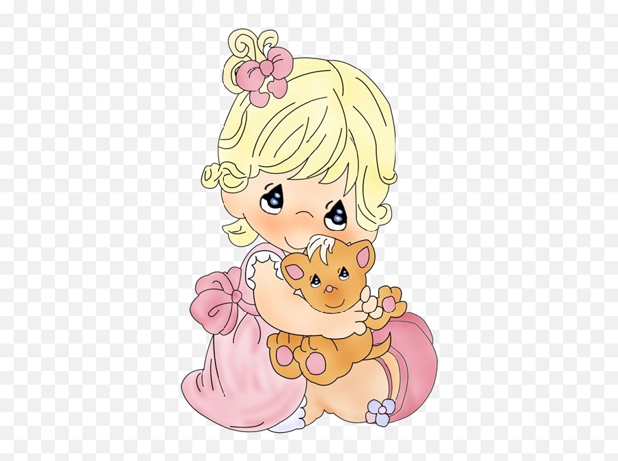 Little Girl Clipart Cute - Clipart Cute Baby Girl Happy Emoji,Little Girl Clipart