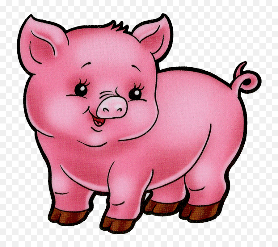 Animal Farm Pig Clipart 3 By Amy - Baby Pig Clipart Emoji,Piggy Clipart