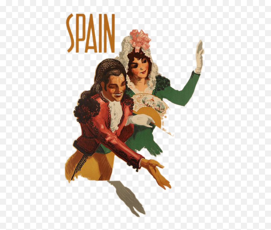 Poster Men Spanish Clipart Png - Spain Vintage Emoji,Spanish Clipart