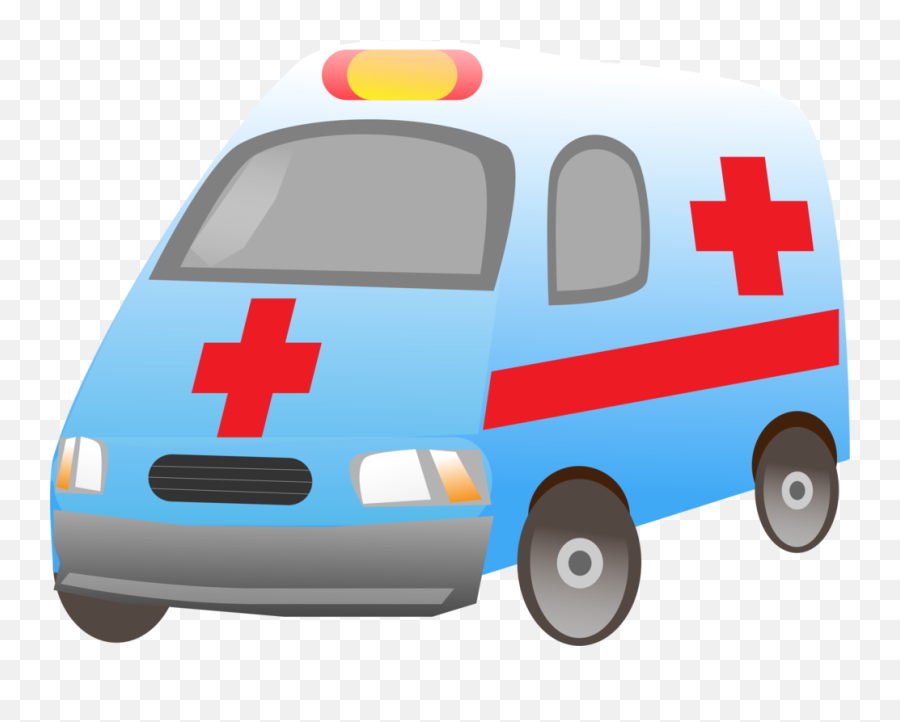 Free Clipart Ambulance Angrydrummer - Blue Ambulance Clipart Emoji,Police Car Clipart