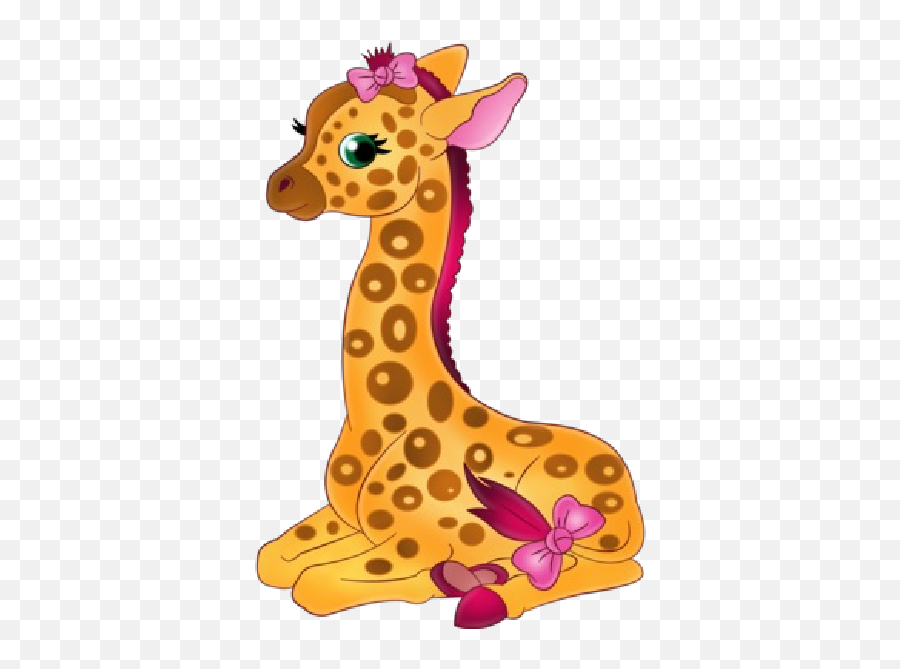 Free Baby Giraffe Clipart Of Baby Giraffe Clipart 8 - Baby Cartoon Girl Giraffe Emoji,Giraffe Clipart