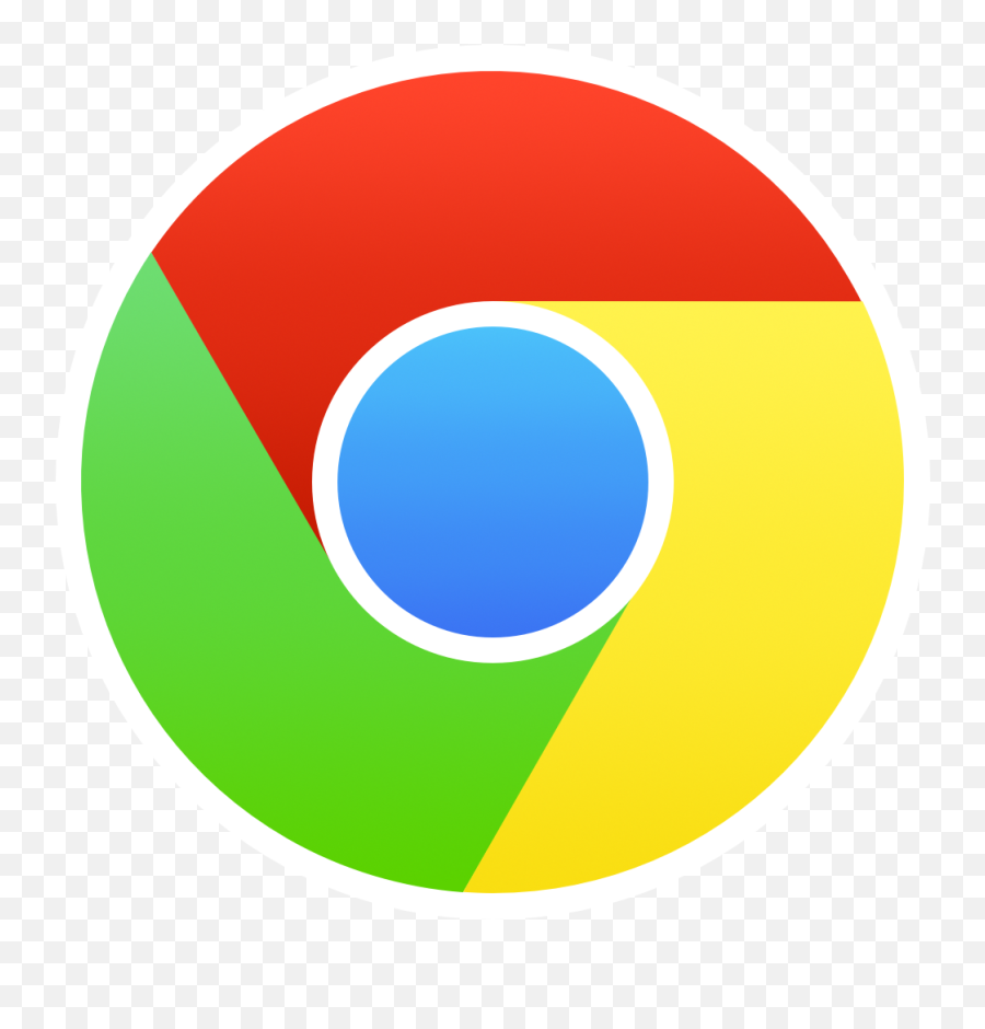 Google Chrome Logo Png - Chrome Logo Png Emoji,Chrome Logo