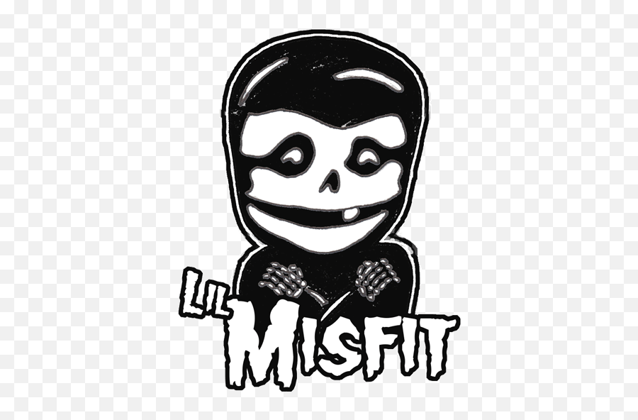 Lil Misfit Designs - Fictional Character Emoji,Social Distortion Logo