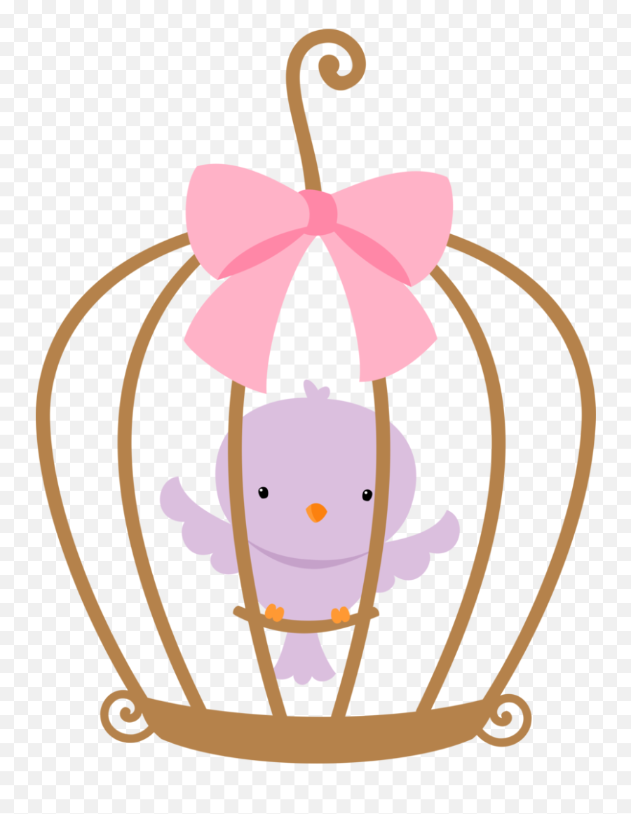 Pin By Organized Chaos On Bird Cages - Cute Bird Cage Png Cute Bird In Cage Clipart Emoji,Cage Png