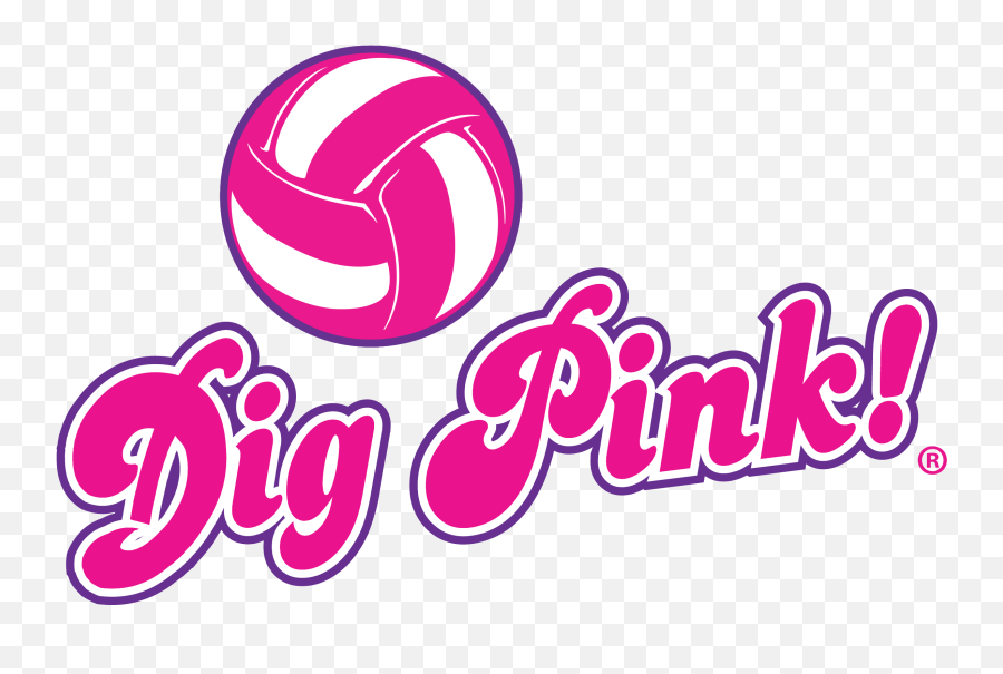 Pink Logos - Dig Pink Volleyball Emoji,Pink Logo