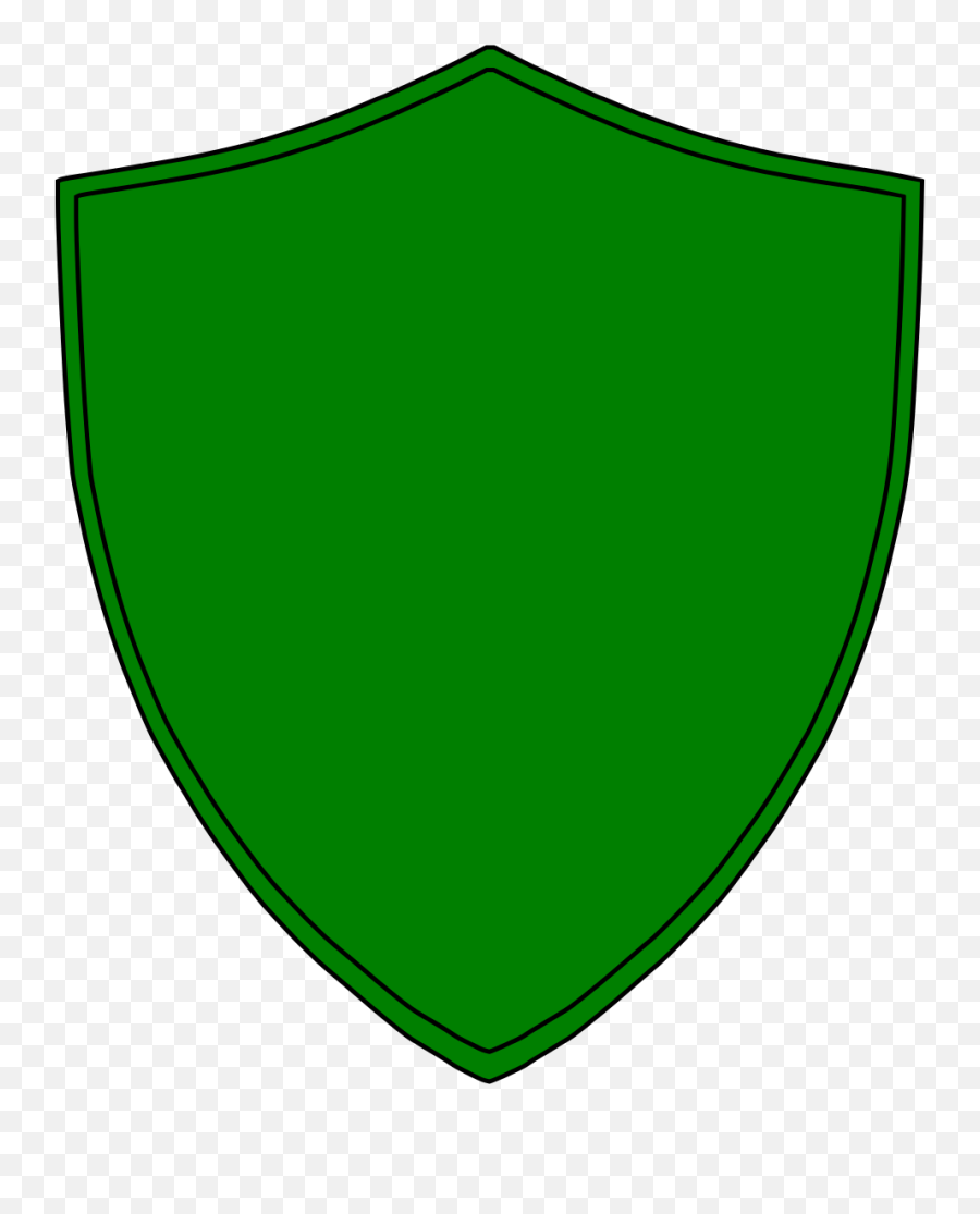 Free Shield Clipart - Green And Black Shield Png Download Lille Osc Emoji,Shield Png