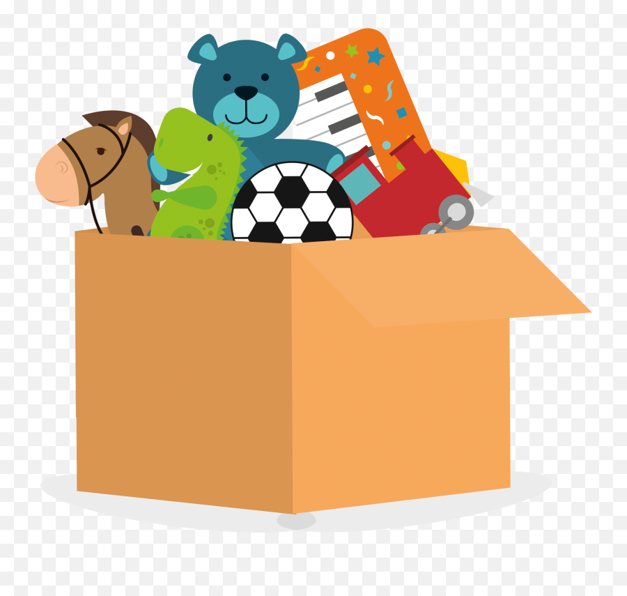 Box Of Toys Png Transparent Png Image - Toy Box Cartoon Png Emoji,Toy Png