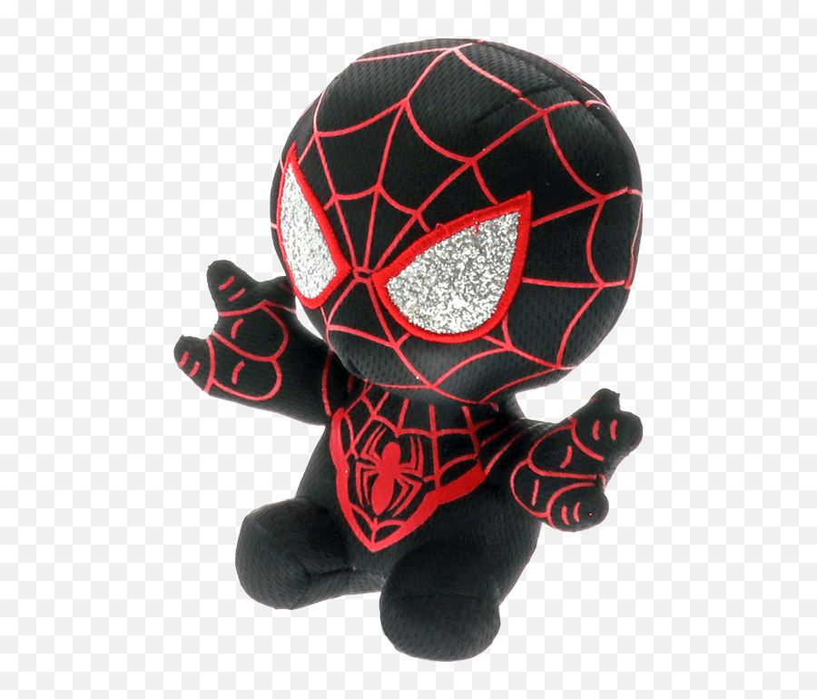 Miles Morales Stuffed Animal - Miles Morales Spiderman Teddy Emoji,Miles Morales Spiderman Logo