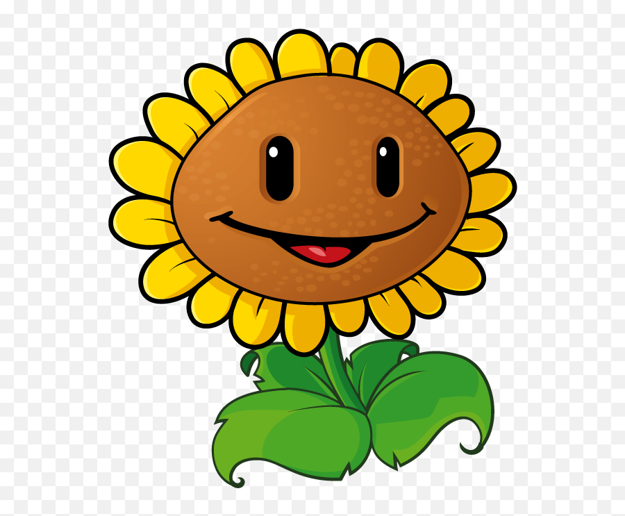 Sunflower Free Sunflower Clipart Free - Sunflower Plants Vs Zombies Printables Emoji,Sunflower Clipart
