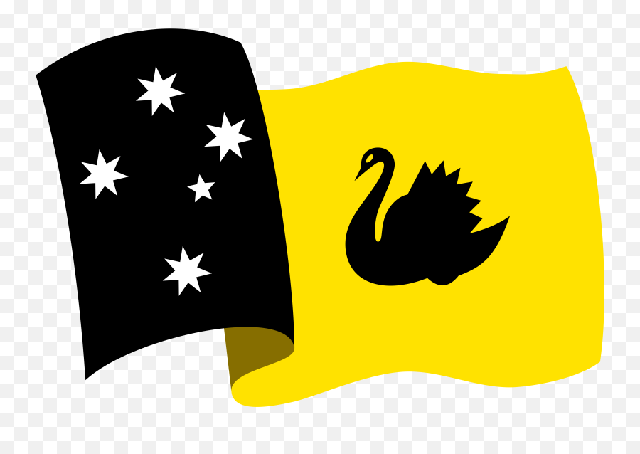 Redesignsproposed Flag Of Western - Flag Of Western Australia Emoji,Waving Clipart