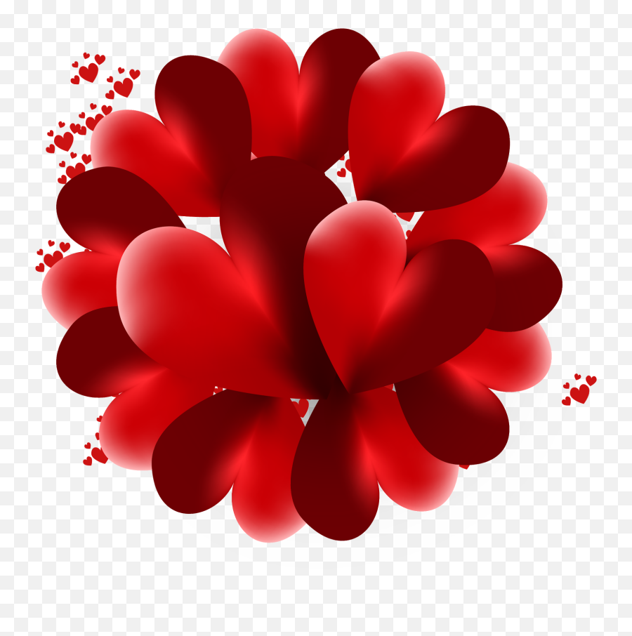 Download Heart Love Valentines Day - Girly Emoji,3d Heart Png