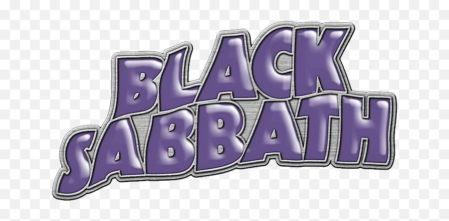 Black Sabbath - U0027purple Logou0027 Metal Pin Emoji,Black Sabbath Logo Png