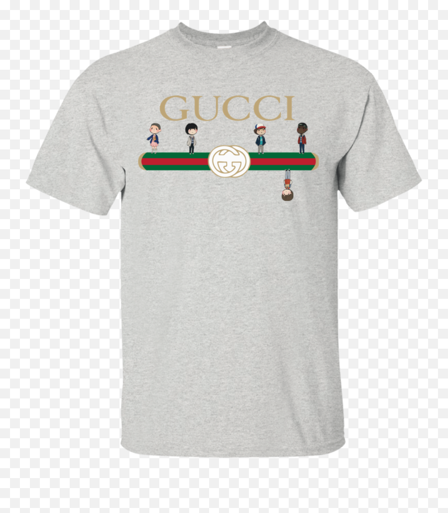 Library Of Gucci T Shirt Logo Png Black - Stranger Things Gucci Shirt Emoji,Gucci Logo