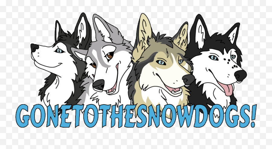 Gone To The Snow Dogs - Gone To The Snow Dogs Emoji,Husky Logo