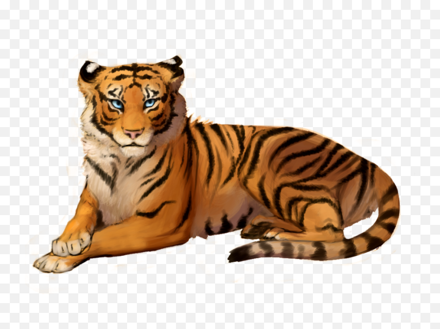 Tiger Clipart Png Transparent Png Image - Transparent Clip Art Tiger Emoji,Tiger Clipart