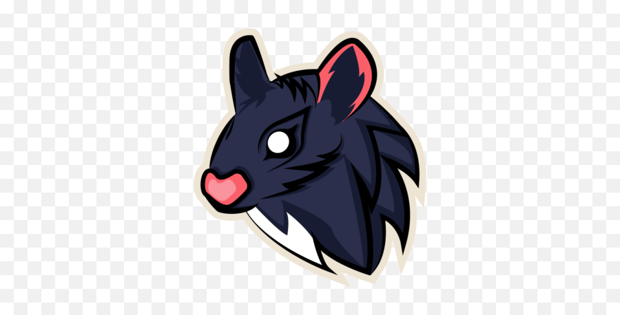 Mouse Logo Mascot Design Graphic - Rat Emoji,Mouse Logo