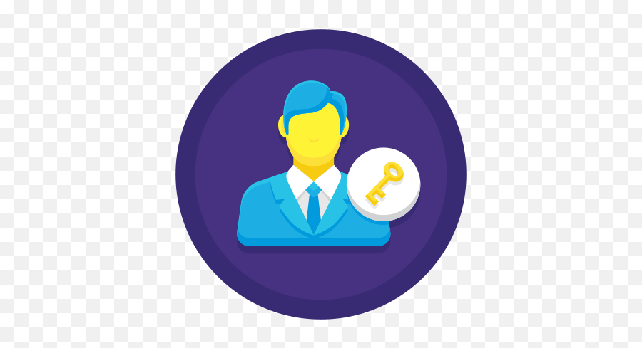 Key Person Icon Png Free Pik - Team Leader Icon Png Emoji,Person Icon Transparent
