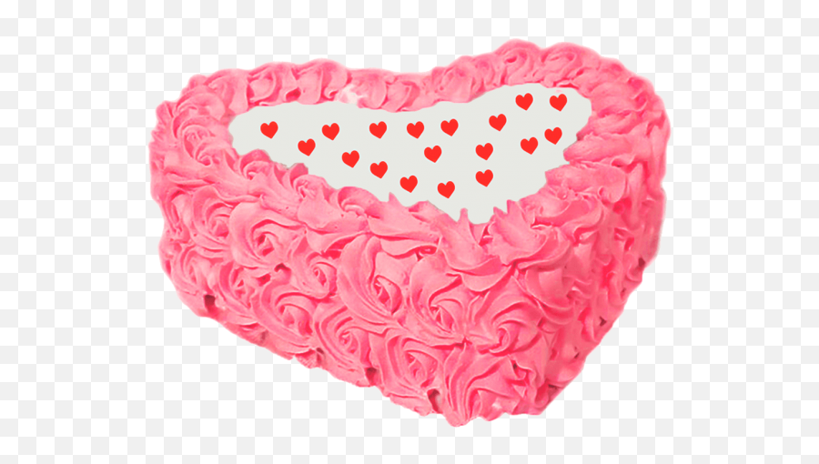 Red Roses Heart Shape Cake - Vanilla 600x600 Png Clipart Decorative Emoji,Vanilla Clipart