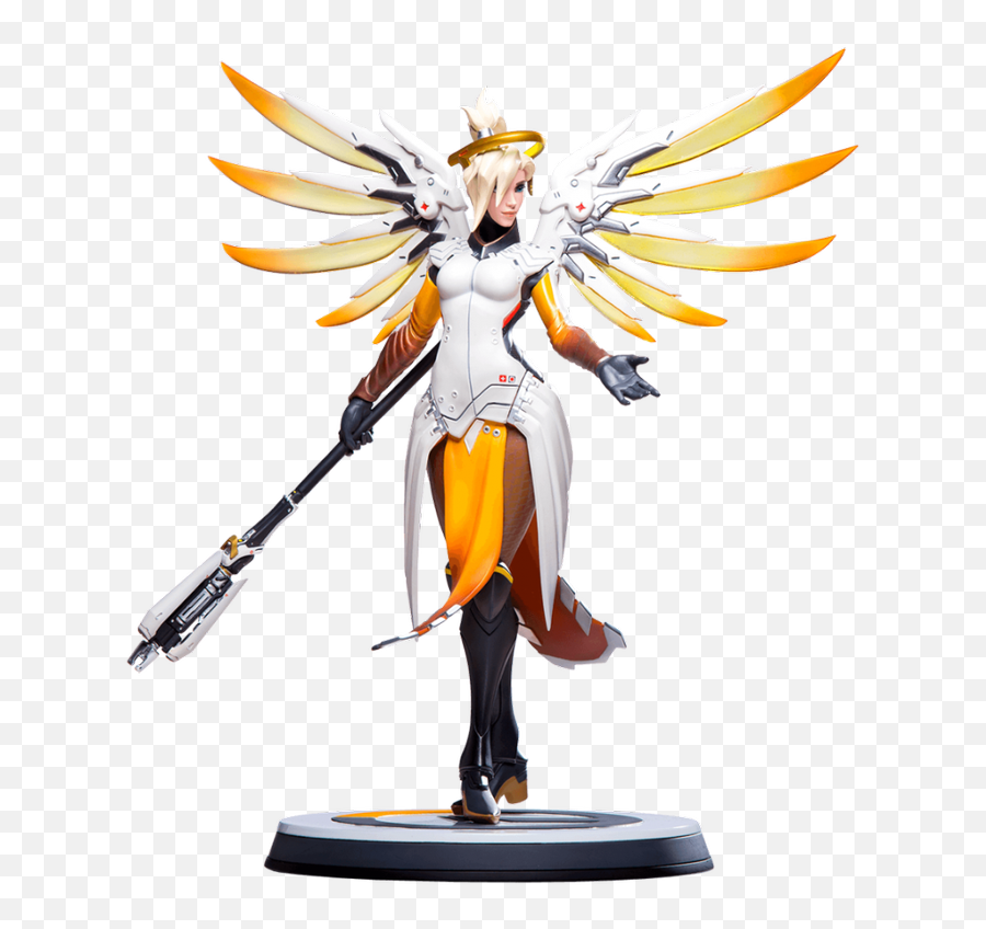 Figurine Mercy Overwatch Png Image With - Overwatch Mercy Statue Emoji,Mercy Overwatch Png