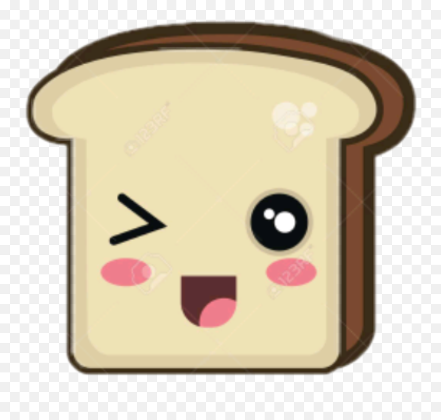Bread Sticker By Unicornprinces88 - Imagenes De Pan Caricaturas Emoji,Bread Slice Clipart