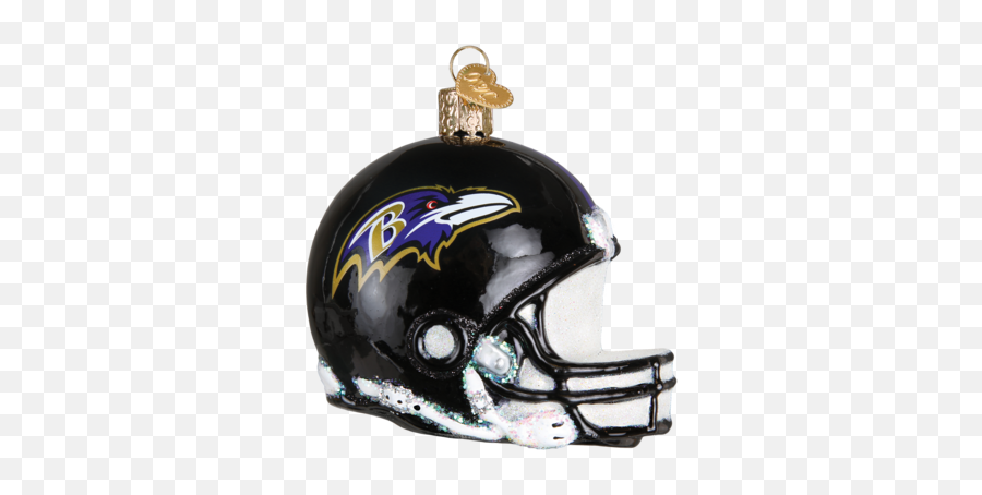 Old World Christmas Baltimore Ravens Helmet Ornament Emoji,Ravens Png