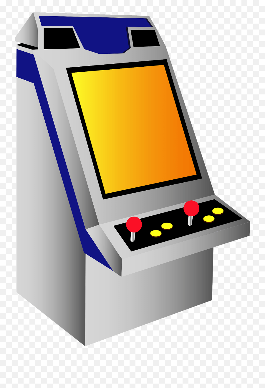 Arcade Game Clipart Free Download Transparent Png Creazilla - Arcade Cabinet Emoji,Video Game Clipart