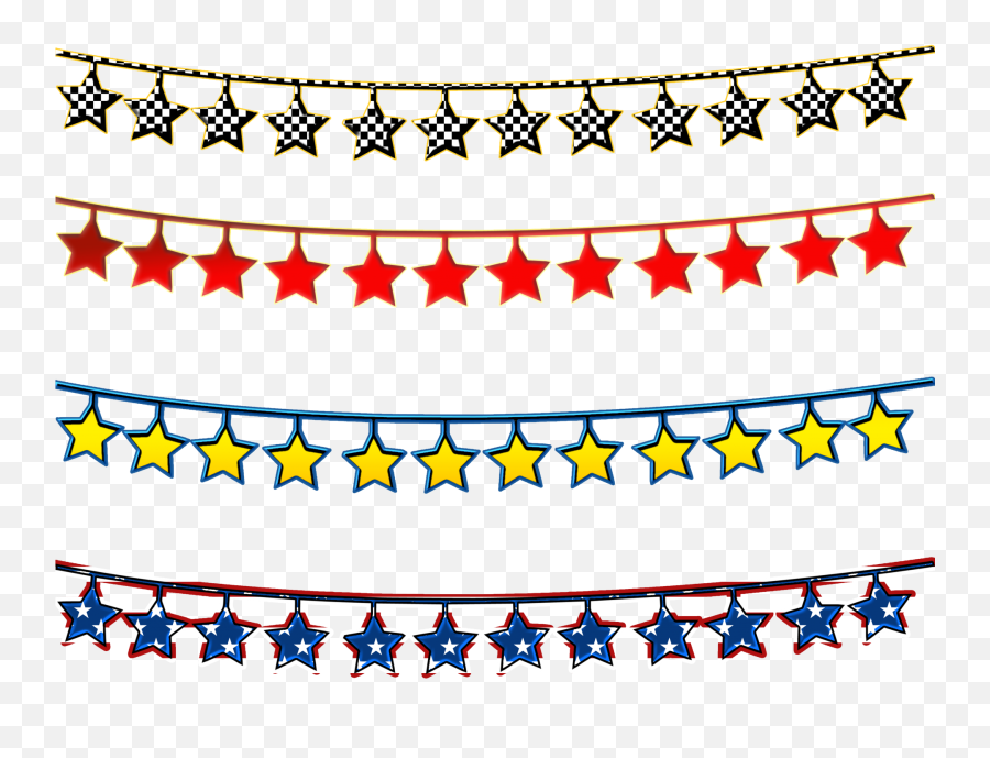 Bunting Banners Flaggor Gratis Stock Bild - Public Domain Emoji,Bunting Clipart