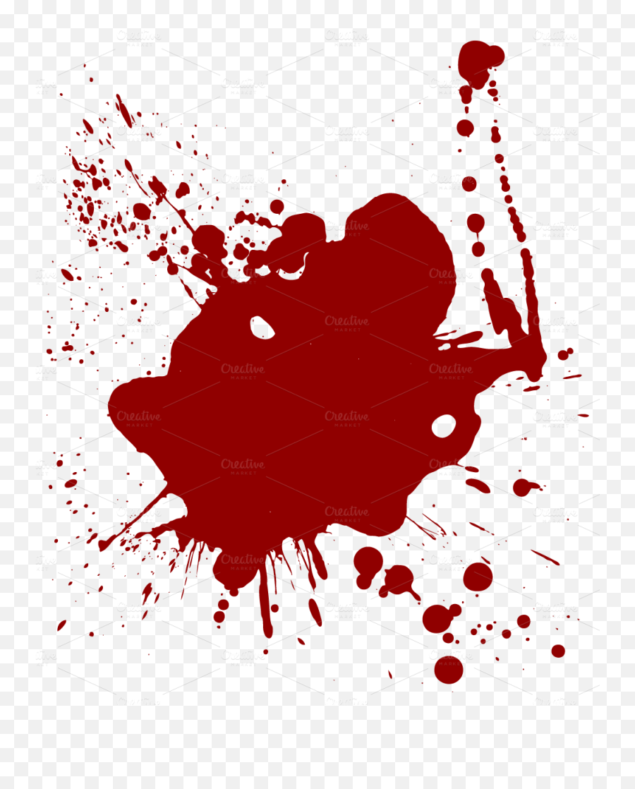 Download Realistic Dripping Blood Png - Cartoon Blood Transparent Cartoon Blood Splat Emoji,Blood Png
