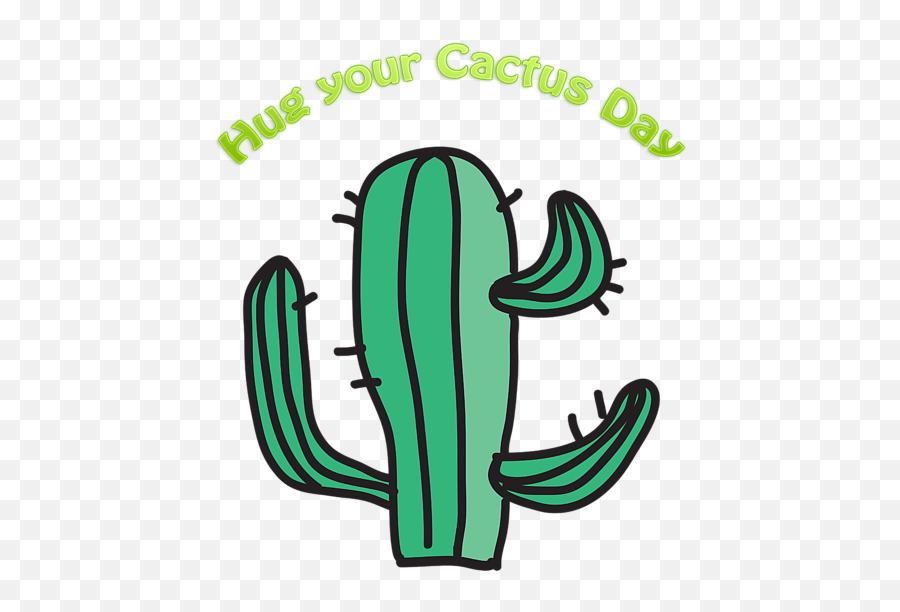 Have You Hugged Your Cactus Today Sticker For Sale By Emoji,Dug Clipart