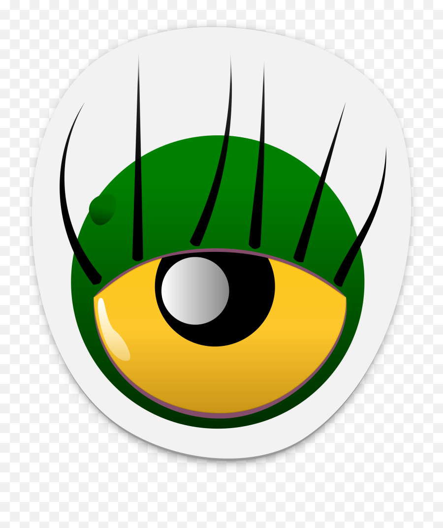 Clipart - Monster Eye Sticker 2 Clipart Best Clipart Best Clip Art Emoji,Eyeball Clipart