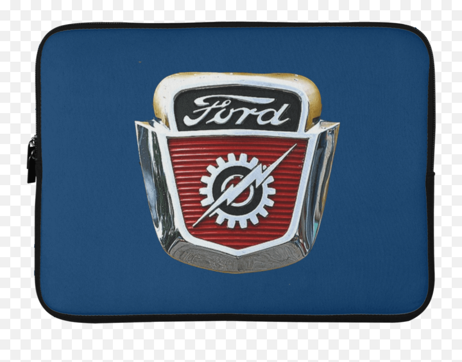53 - 56 Ford F100 Emblem Laptop Sleeve U2013 15 Inch Phoenix Coach Global Store Emblem Emoji,Ford Logo History